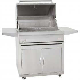 Blaze 32-Inch Stainless Steel Charcoal Grill With Adjustable Charcoal Tray - BLZ-4-CHAR New