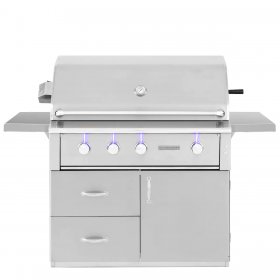 Summerset Alturi 42-Inch 3-Burner Natural Gas Grill With Stainless Steel Burners & Rotisserie - ALT42T-NG New