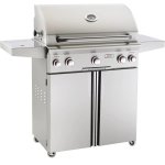 American Outdoor Grill T-Series 30-Inch 3-Burner Propane Gas Grill W/ Rotisserie & Single Side Burner - 30PCT New