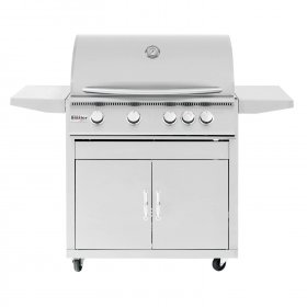 Summerset Sizzler 32-Inch 4-Burner Propane Gas Grill With Rear Infrared Burner - SIZ32-LP New