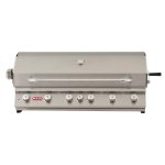 Bull Diablo 46-Inch 6-Burner Built-In Natural Gas Grill With Rotisserie - 62649 New