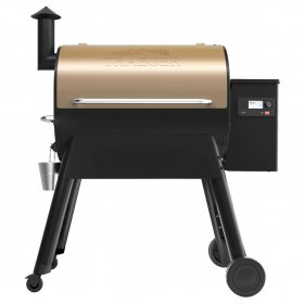 Traeger Pro 780 Wi-Fi Controlled Wood Pellet Grill W/ WiFIRE - Bronze W/ Front Shelf & Grill Cover - TFB78GZE + BAC442 + BAC504 New