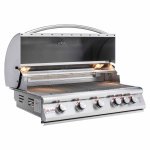 Blaze Premium LTE 40-Inch 5-Burner Built-In Natural Gas Grill With Rear Infrared Burner & Grill Lights - BLZ-5LTE2-NG New