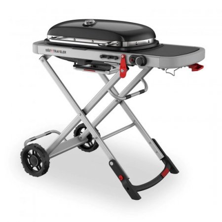 Weber Traveler Portable Propane Gas Grill - Black - 9010001 New