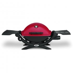 Weber Q 1200 Portable Propane Gas Grill - Red - 51040001 New