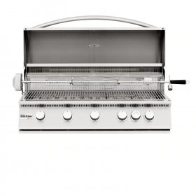 Summerset Sizzler 40-Inch 5-Burner Built-In Natural Gas Grill With Rear Infrared Burner - SIZ40-NG New