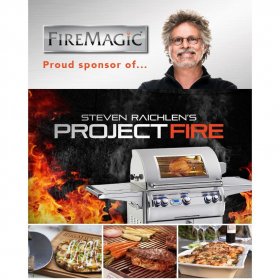 Fire Magic Legacy 24-Inch Smoker Charcoal Grill On In-Ground Post - 22-SC01C-G6 New
