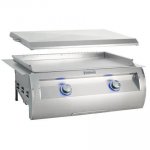 Fire Magic Echelon Diamond E660I 30-Inch Built-In Propane Gas Griddle With Stainless Steel Cover - E660I-0T4P New