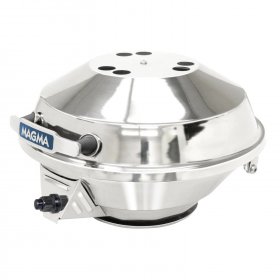 Magma Original Size Marine Kettle 3 Combination Stove & Gas Grill on Round Rail Mount New