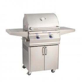 Fire Magic Aurora A430S 24-Inch Propane Gas Grill With Side Burner And Analog Thermometer - A430S-7EAP-62 New