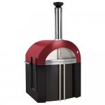 Forno Venetzia Bellagio 300 44-Inch Outdoor Wood-Fired Pizza Oven - Red New