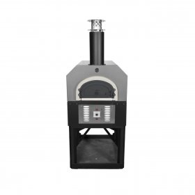 Chicago Brick Oven CBO-750 Hybrid Residential Outdoor Pizza Oven On Stand - Natural Gas - Silver - CBO-O-STD-750-HYB-NG-SV-R-3K New