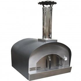 Sole Gourmet Italia 24-Inch Countertop Outdoor Wood Fired Pizza Oven New