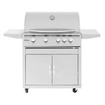 Summerset Sizzler 32-Inch 4-Burner Propane Gas Grill With Rear Infrared Burner - SIZ32-LP New