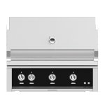 Hestan 36-Inch Built-In Natural Gas Grill W/ Rotisserie - Stealth - GABR36-NG-BK New