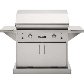 TEC Patio FR 44-Inch Infrared Propane Gas Grill On Stainless Cabinet - PFR2LPCABS New