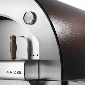Alfa 4 Pizze 31-Inch Outdoor Wood-Fired Pizza Oven - Copper - FX4PIZ-LRAM New