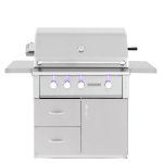 Summerset Alturi 36-Inch 3-Burner Natural Gas Grill With Stainless Steel Burners & Rotisserie - ALT36T-NG New