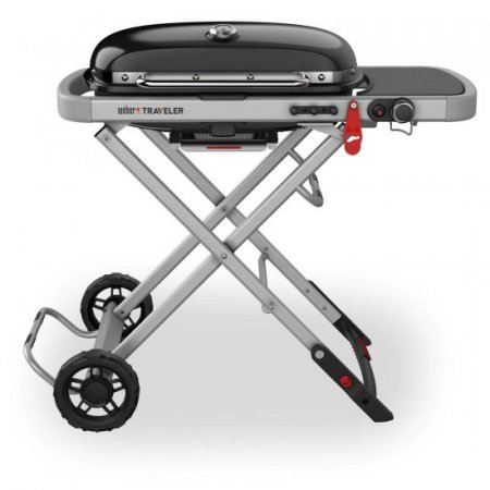 Weber Traveler Portable Propane Gas Grill - Black - 9010001 New