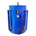 Gateway Drum Smokers 55 Gallon Charcoal BBQ Smoker - Glossy Blue - 55144 New