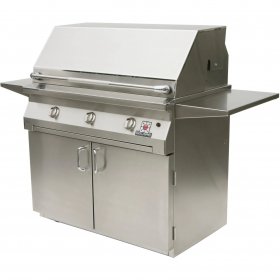 Solaire 42 Inch InfraVection Propane Gas Grill On Standard Cart - SOL-IRBQ-42CVV-LP New
