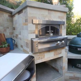 Alfresco 30-Inch Built-In Natural Gas Outdoor Pizza Oven Plus - AXE-PZA-BI-NG New